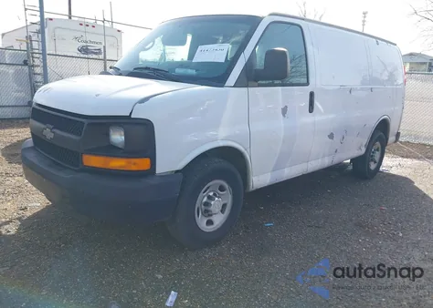 2013 Chevrolet Express 2500 Work Van from USA, damaged, VIN 1GCWGFBA8D1141378